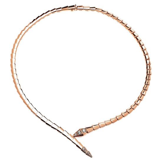 Buy Regalia Viper Necklace in Rose Gold | Diamond Necklace | Diamond Jewellery | Diamond Regalia